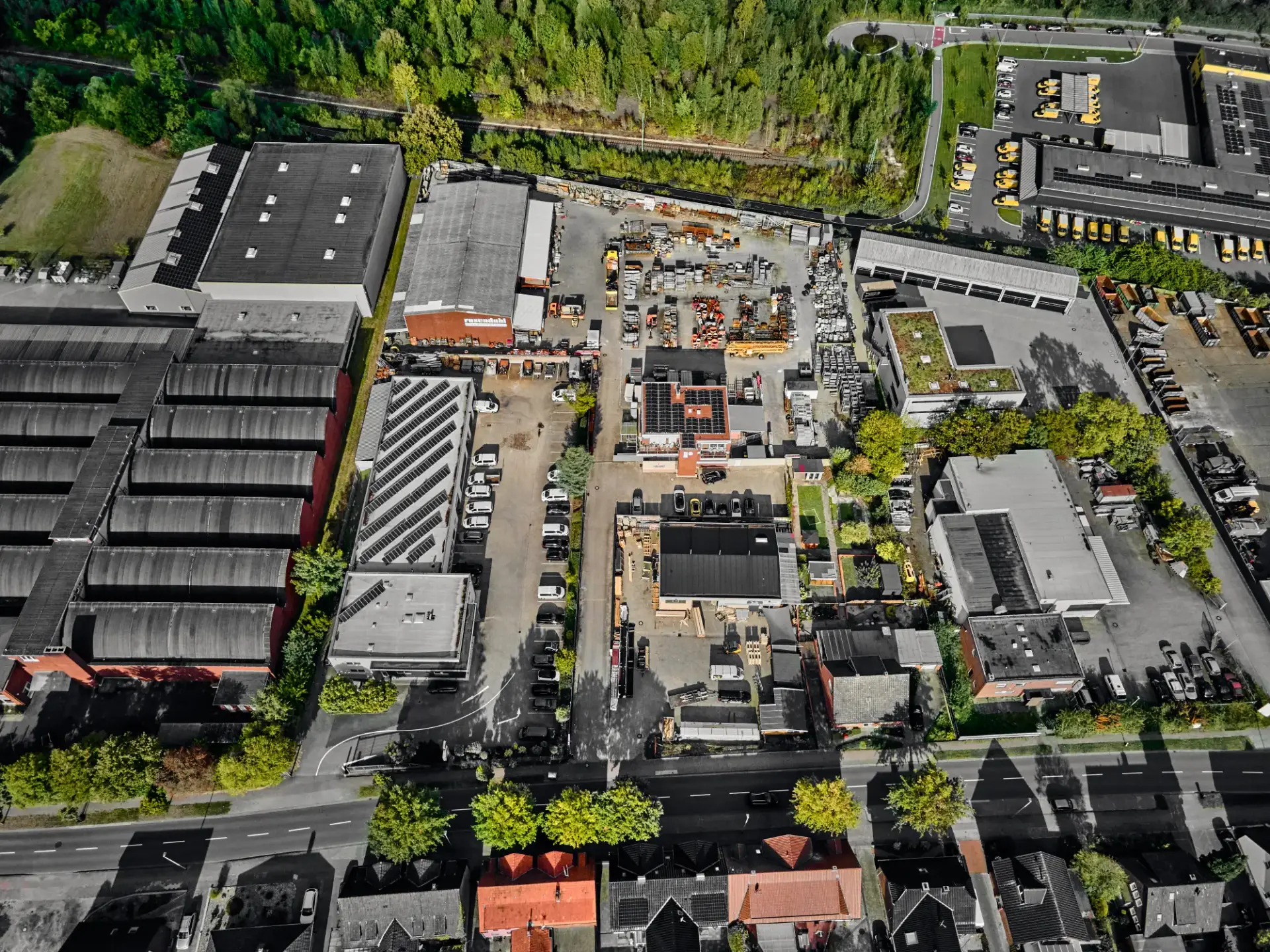 Bauhof Luftaufnahme