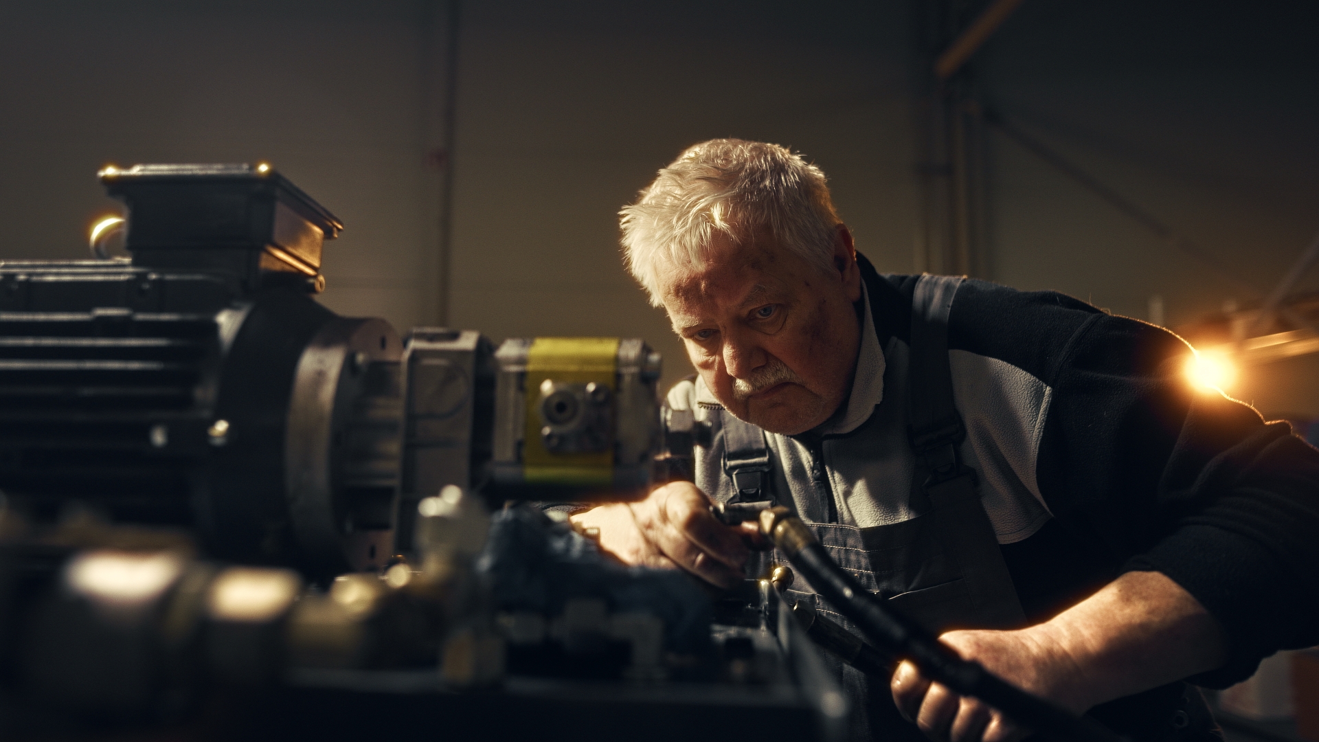 Pascal Röttger am Set